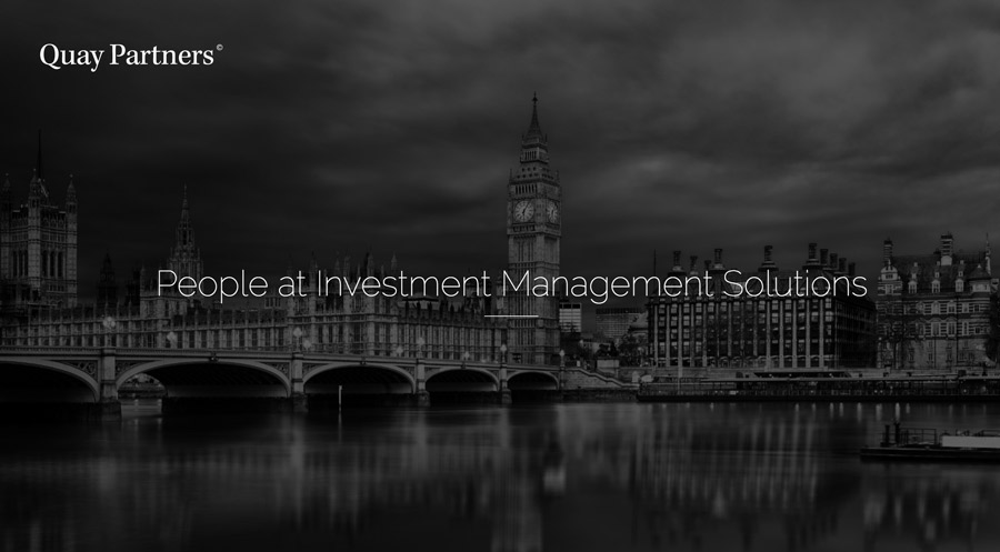 People at investment management solutions
